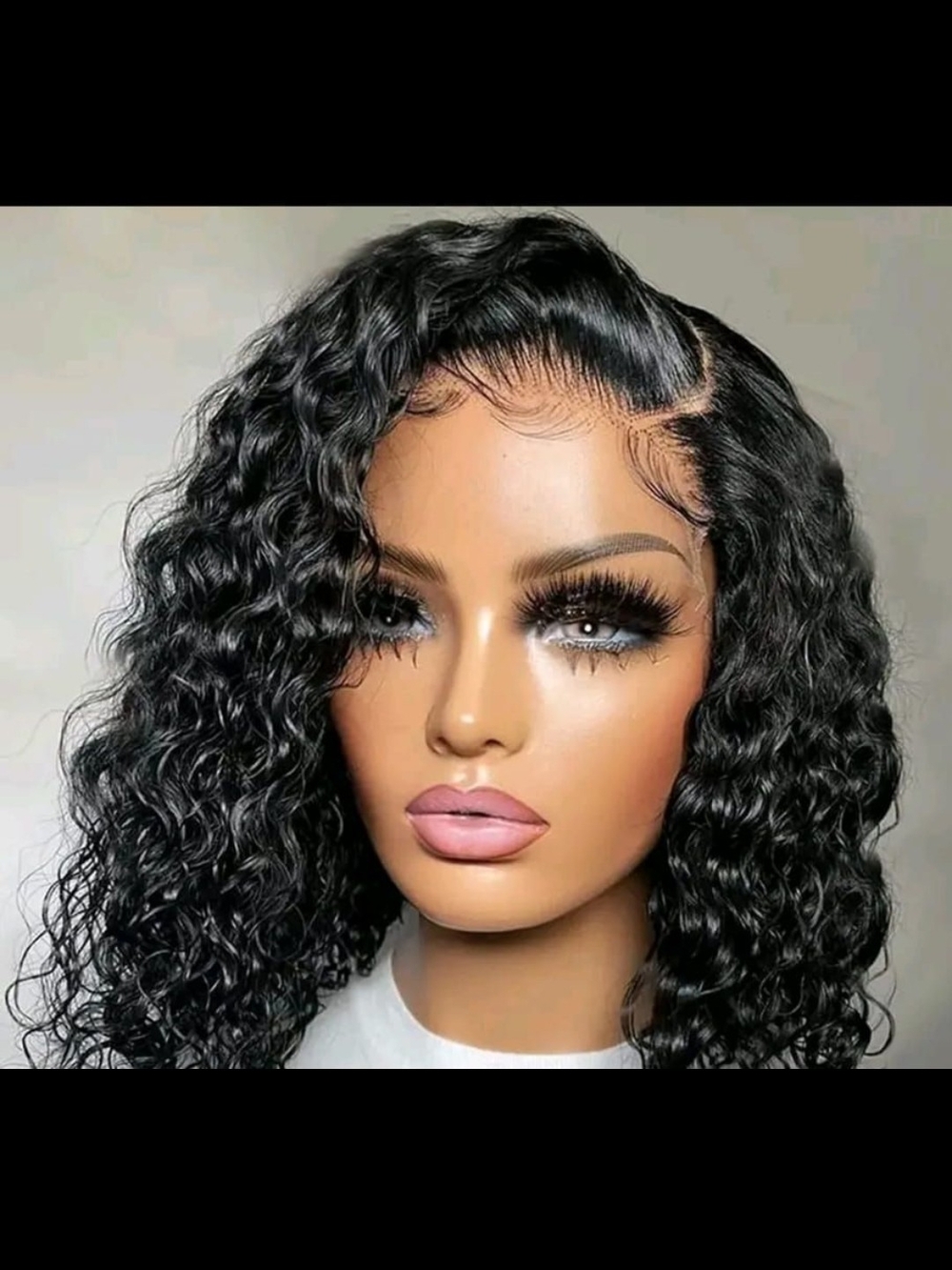 Black Deep Wave Lace Front Wig - Women Hair
